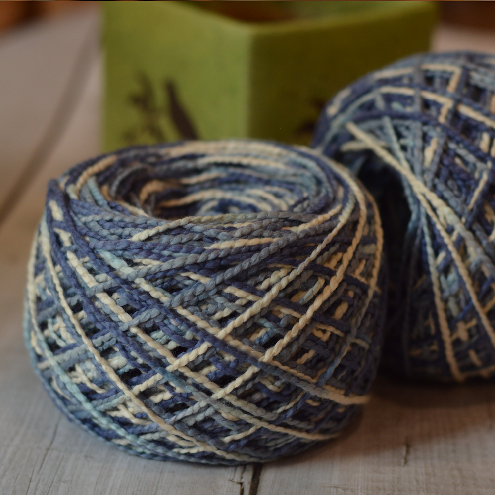 Indigo cotton knitting yarn 8ply/DK – Shuttles and Needles