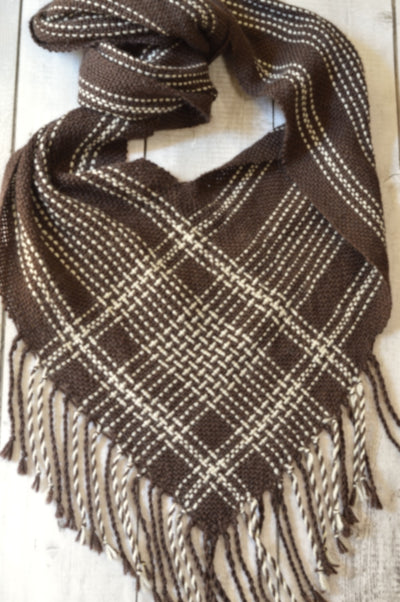 Woven infinity scarf