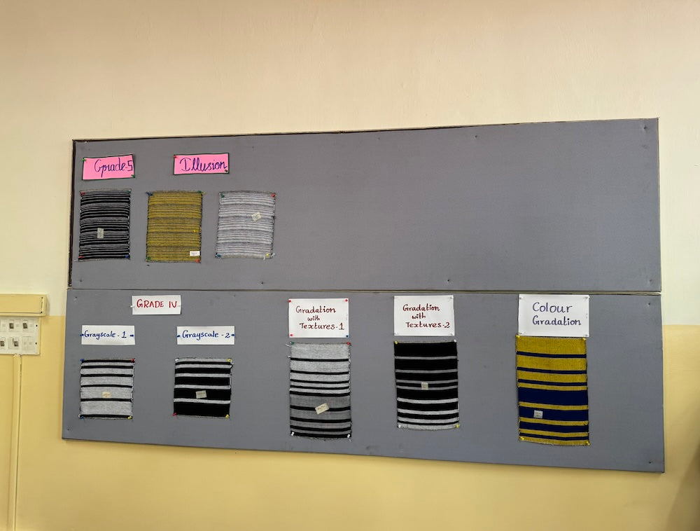 TEACHING GRADATION THROUGH HAND WEAVING - Shuttles and Needles