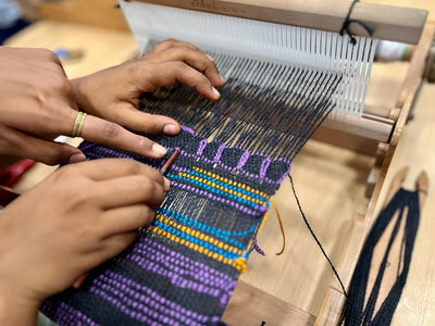 A fun learning experience in weaving- Sahana, age 10