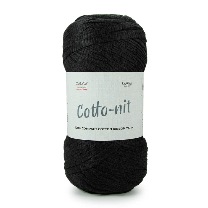 Ganga Cotto-nit Compact Cotton Ribbon Yarn - Shuttles and Needles