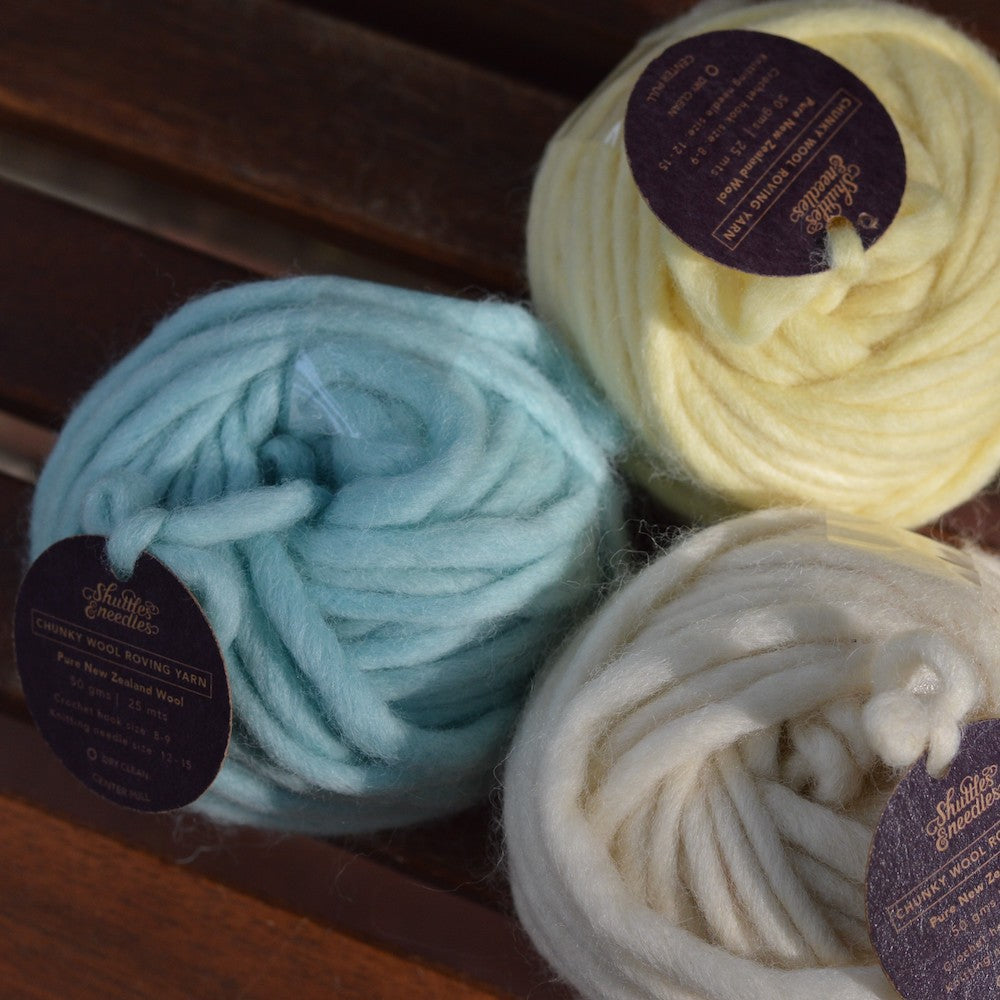 Chunky wool roving yarn sale